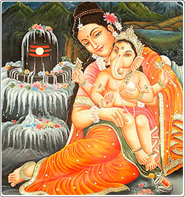 Lord Ganesh Parvati